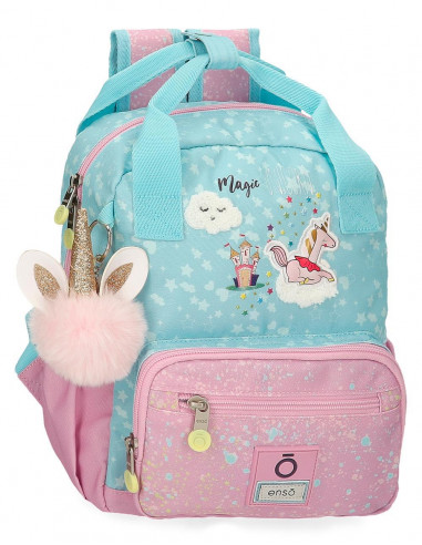 MOCHILA ADAP. 28CM.ENSO MAGIC UNICORN